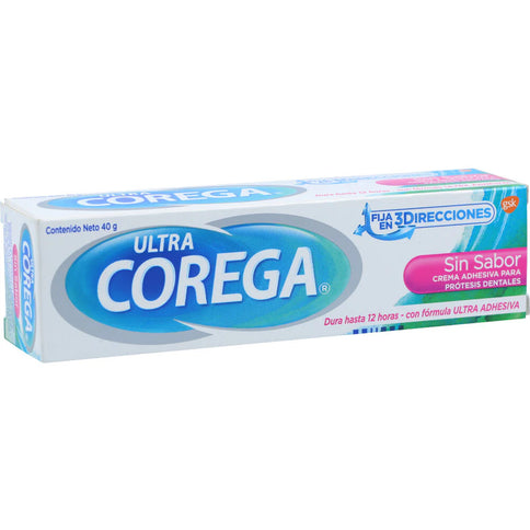 Crema Corega 3D Ultra Sin Sabor 40 Gr