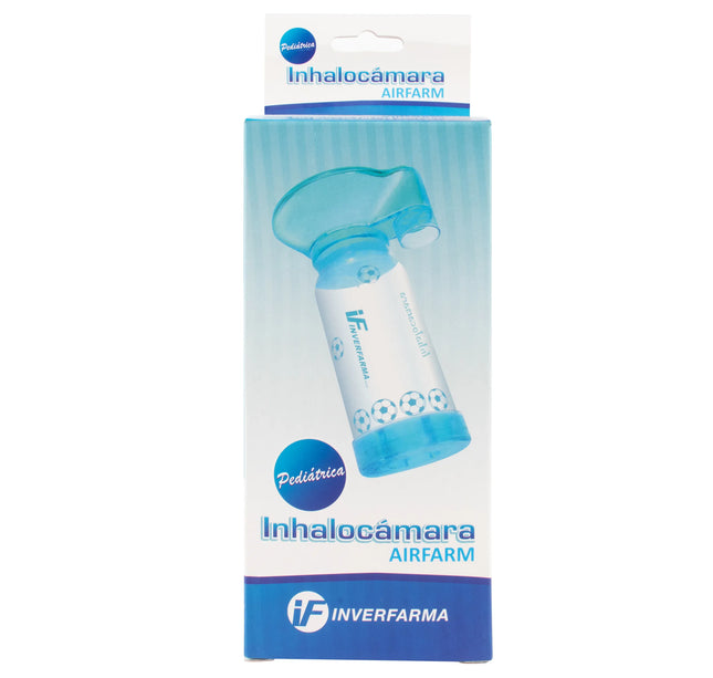 Inhalo Camara Pediatrica Azul Inverfarma