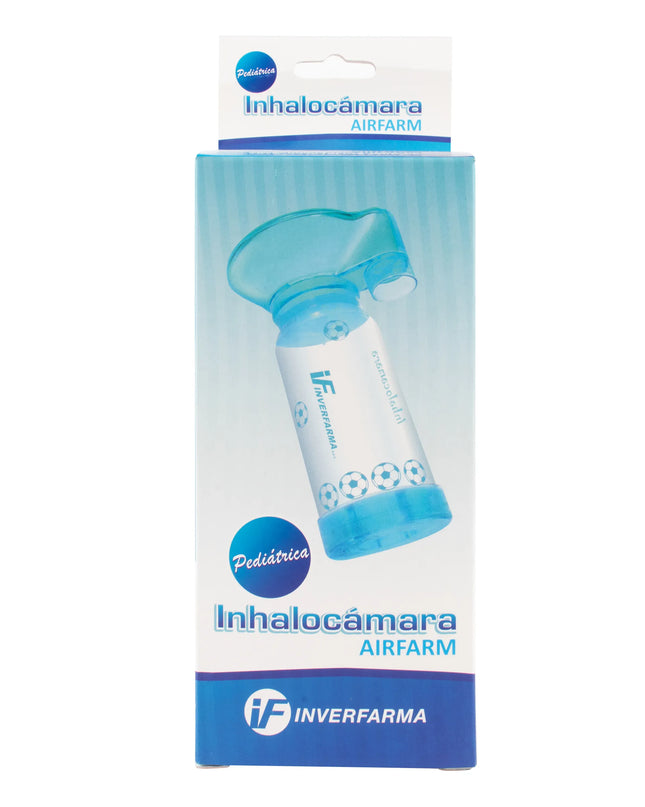 INHALO CAMARA PEDIATRICA AZUL INVERFARMA