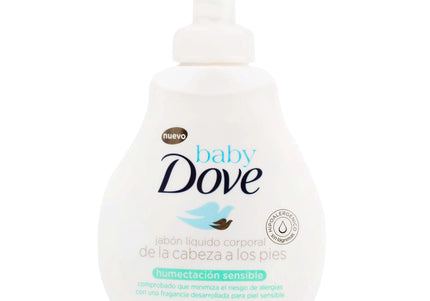 Jabón Dove Baby Liquido Humentante Sensible 200Ml