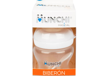 Biberon Munchi Magical Boca Ancha Flujo Lento 4 Oz