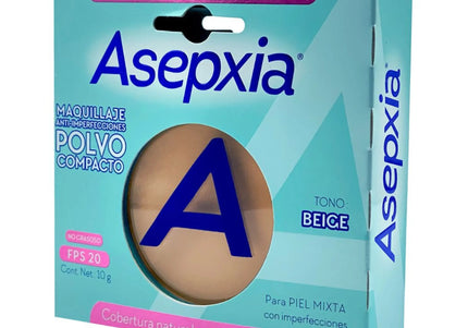 Polvo Compacto Asepxia Bb Beige Mate