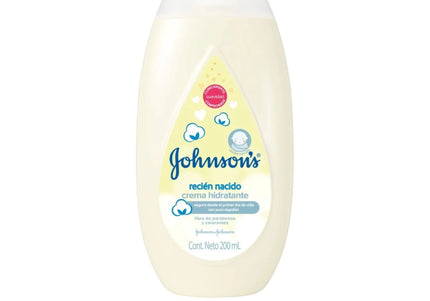 Crema  Johnsons Baby Hidratante Recién Nacido 200 Ml