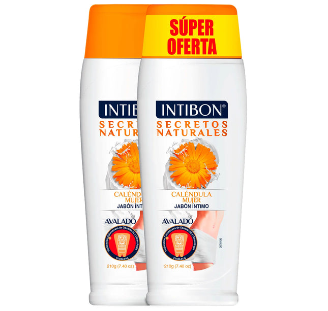 2 Jabones Intimo Intibon Caléndula Mujer 210 Gr