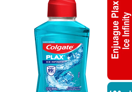 Enjuague Colgate Plax Ice Infinity 180Ml