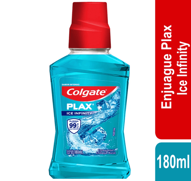 Enjuague Colgate Plax Ice Infinity 180Ml