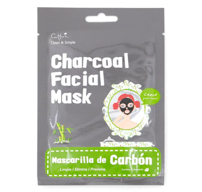 Mascarilla Facial De Carbon 1 Ud