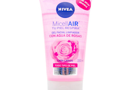 Gel Nivea Facial Micellair Rosas 150 Ml