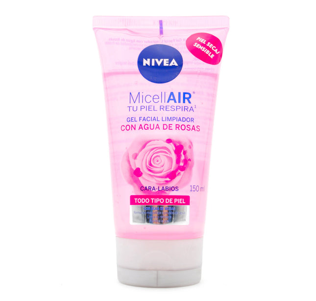 Gel Nivea Facial Micellair Rosas 150 Ml