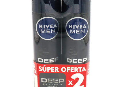 2 Desodorante  Nivea Men Deep Spray 150Ml