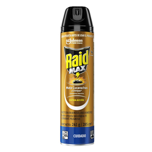 Raid Max Mata Cucarachas Y Chiripas 285 Ml