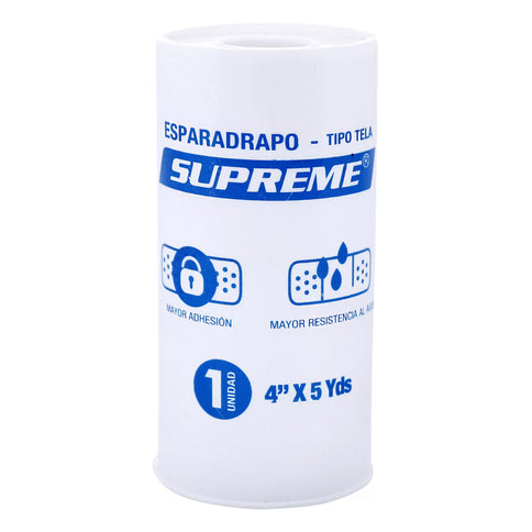 Esparadrapo Tela Blanco Supreme 4X5 Yard
