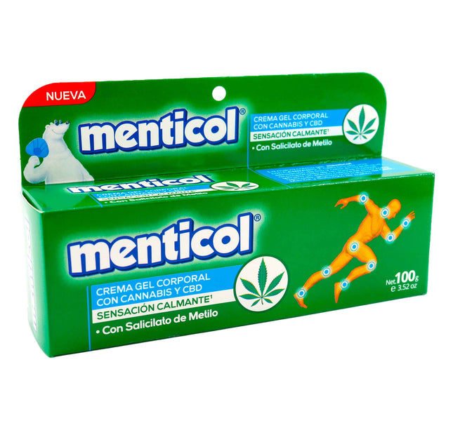 Crema Gel Corporal Menticol Cannabis 100Gr