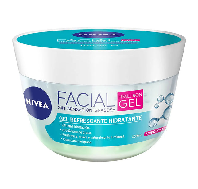 Gel Hidratante Nivea Cuidado Hyaluron Fresh 100Ml
