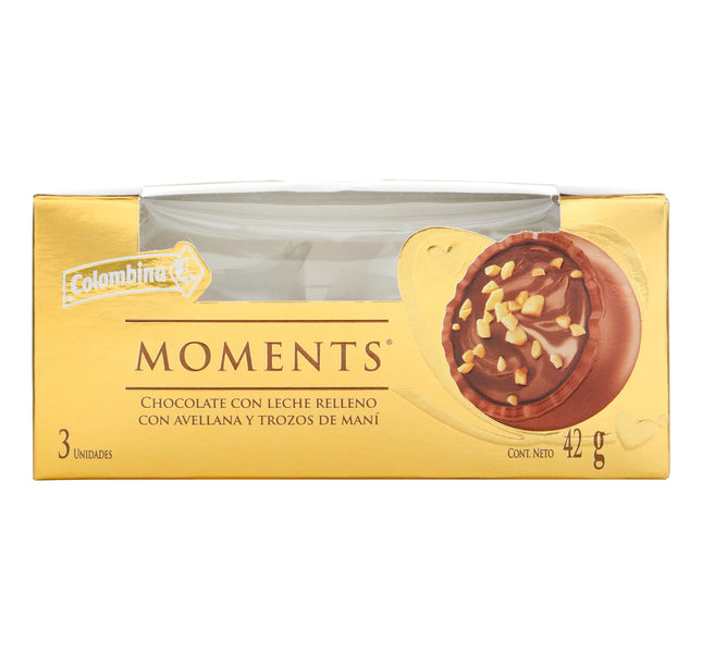 Chocolate Moments 42 Gramos 3 Und