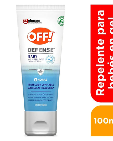 REPELENTE OFF DEFENSE BABY GEL 100ML