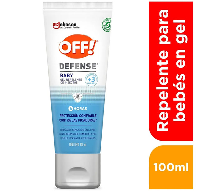 Repelente Off Defense Baby Gel 100Ml