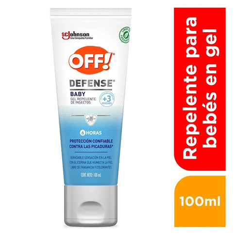 Repelente Off Defense Baby Gel 100Ml