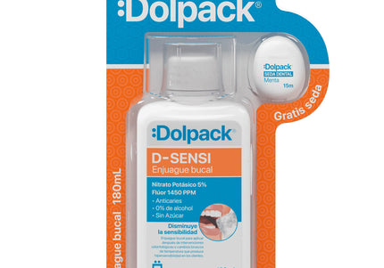 Enjuague Bucal Dolpack Desensibilidad 180Ml+Seda