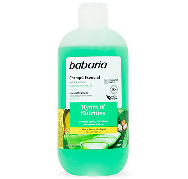 Shampoo Babaria Esencial Hidrata Nutre 500Ml
