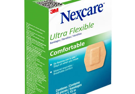 Banditas Nexcare Ultra Flexible 16 Unidades
