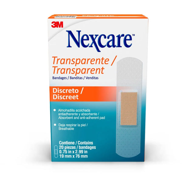 Banditas Nexcare Transparente 20 Unidades