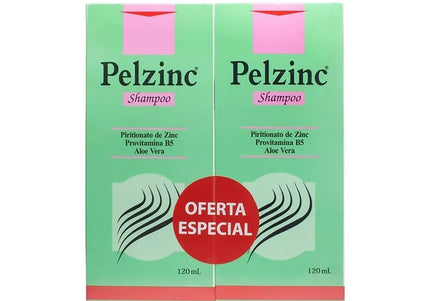 Champu Pelzinc 120 Ml X 2 Unidades
