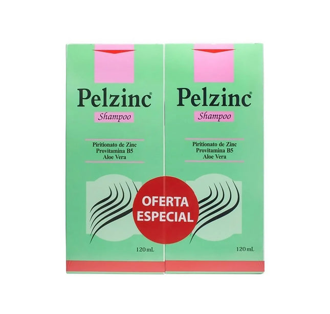 Champu Pelzinc 120 Ml X 2 Unidades