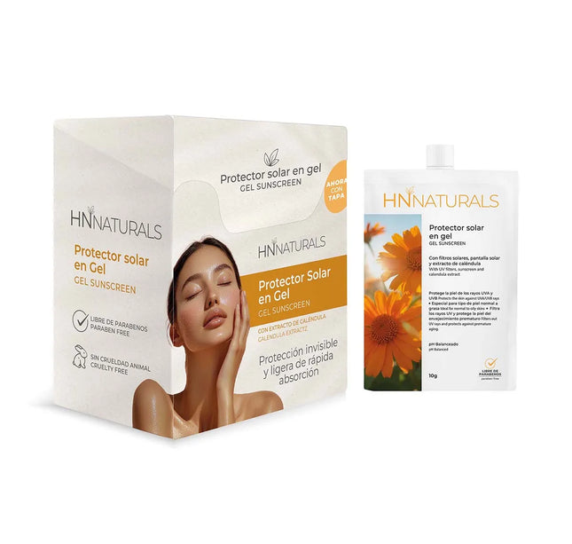 Protector Solar En Gel 12 Sobres Hn Natural