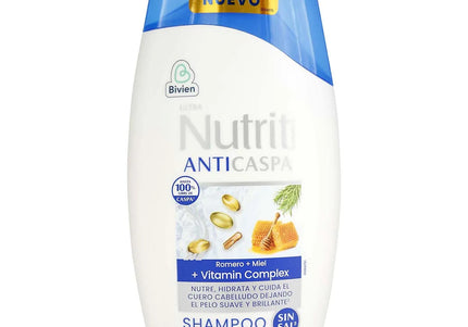 Champoo Nutrit Anticaspa Romero Miel 320Ml