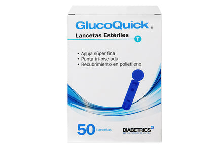 Lancetas Glucoquick Esteriles 50 Unidades