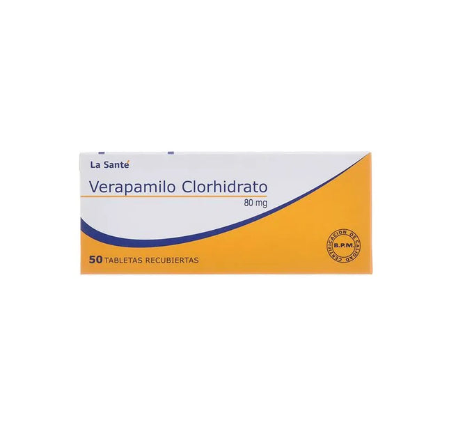 Verapamilo 80 Mg 50 Tabletas Ls(P)10280