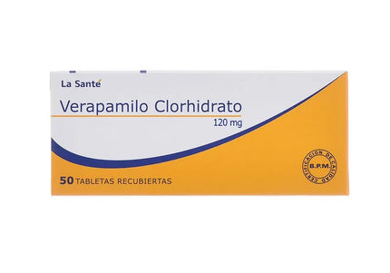 Verapamilo 120 Mg 50 Tabletas Ls(P)15420