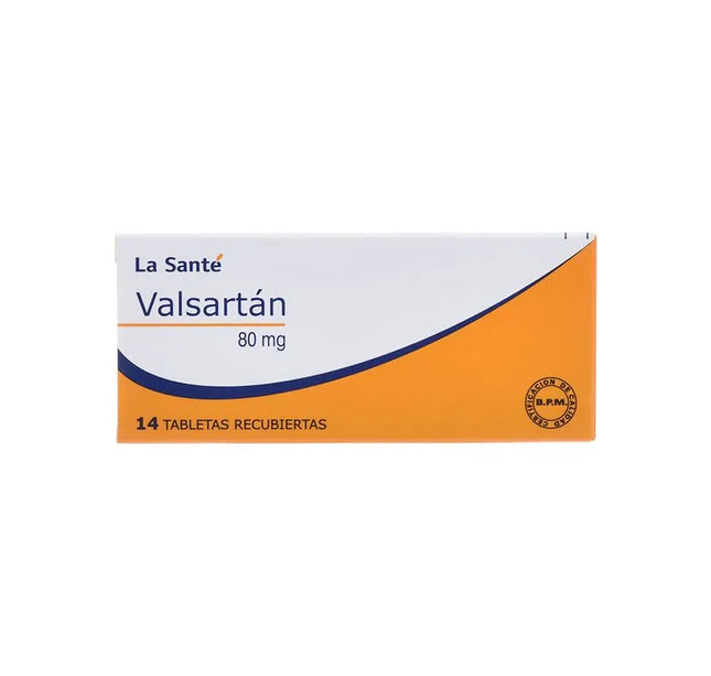 Valsartan 80 Mg 14 Tabletas LS