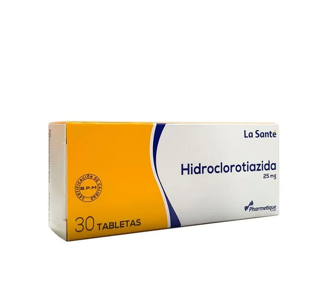 Hidroclorotiazida 25 Mg 30 Tbs LS