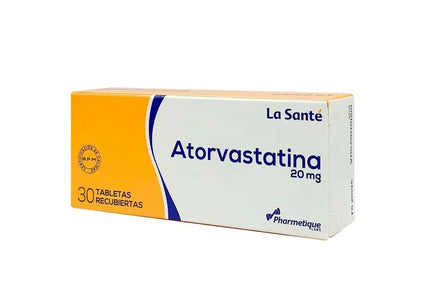 Atorvastatina 20 Mg 30 Tbs LS