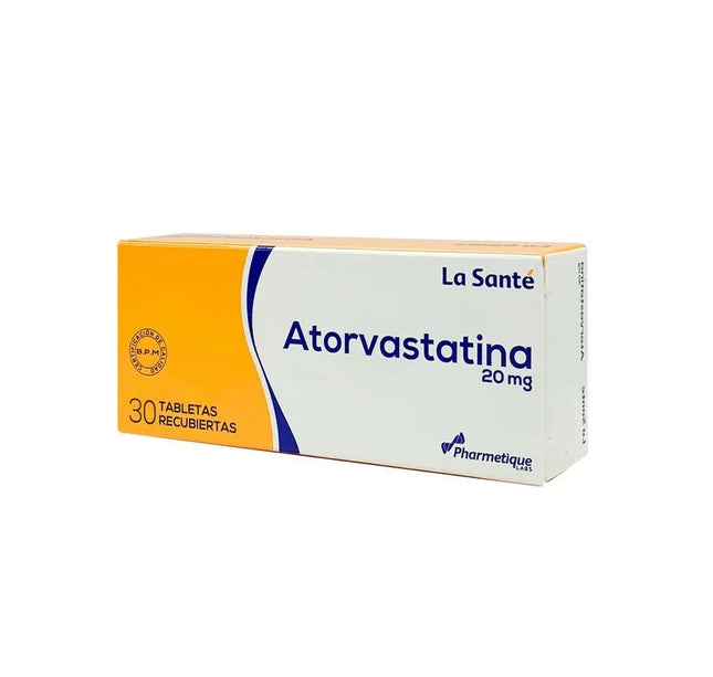 Atorvastatina 20 Mg 30 Tbs LS