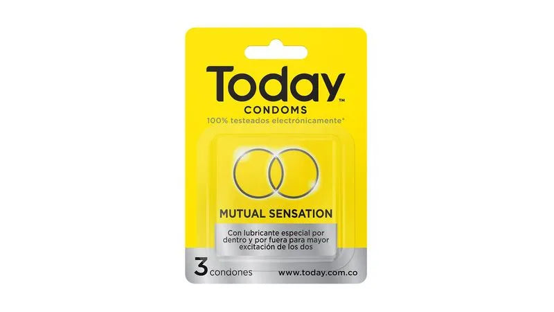 Preservativo Today Mutual Sensation 3 Und
