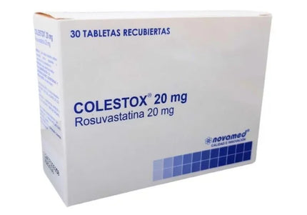 Colestox 20 Mg 30 Tabletas Recubiertas