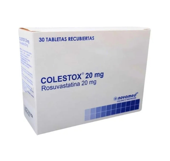 Colestox 20 Mg 30 Tabletas Recubiertas