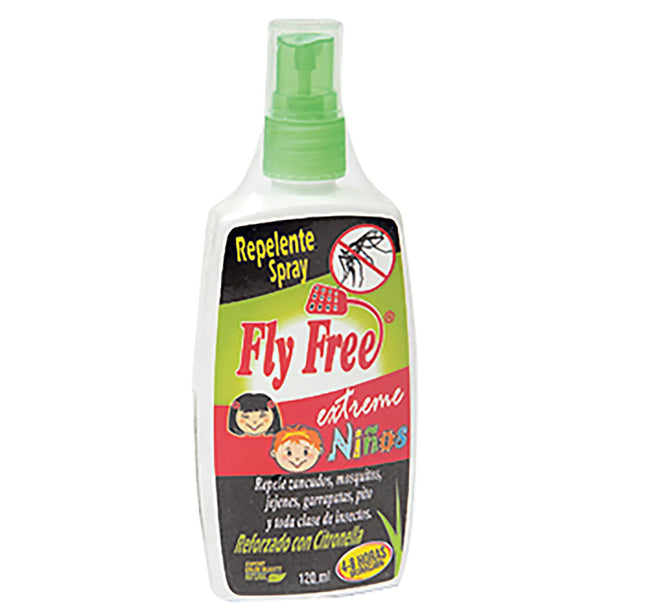 Repelente Fly Free Extreme Niños Spray 120 Ml