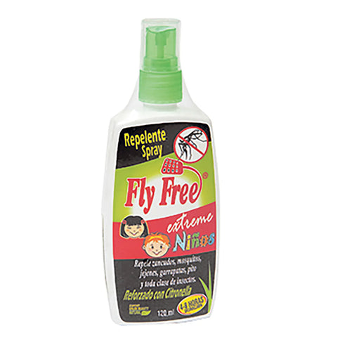 Repelente Fly Free Extreme Niños Spray 120 Ml