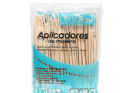 Aplicador De Madera Alfa 100 Und