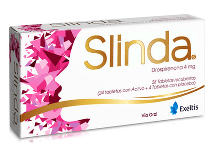 Slinda Drospirenona 4Mg 28 Tabletas