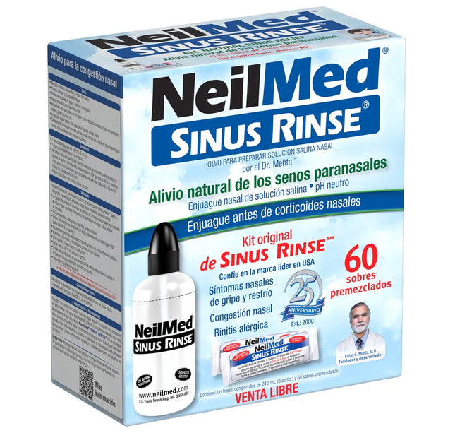 Sinus Rinse Kit Adultos 60 Sobres