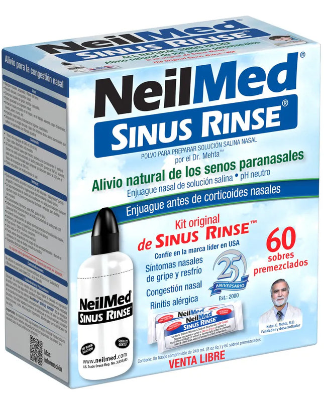 SINUS RINSE KIT ADULTOS 60 SOBRES