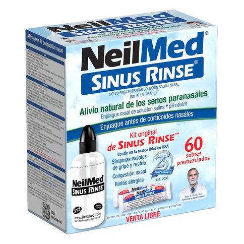 Sinus Rinse Kit Adultos 60 Sobres