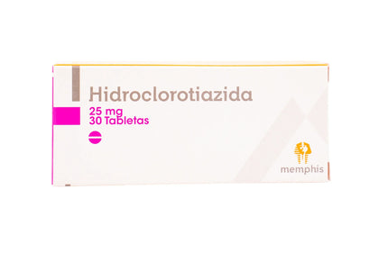 Hidroclorotiazida 25 Mg 30 Tbs Mp
