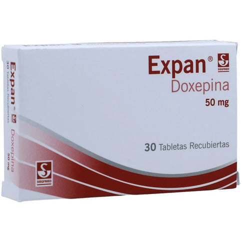 Expan Doxepina 50 Mg 30 Tabletas