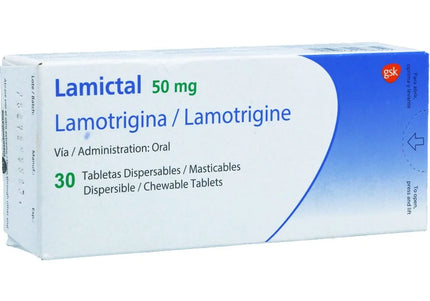 Lamictal Tabletas Dispersables 50Mg 30Tbs